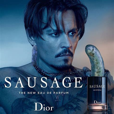 sauvage dior johnny depp ad|johnny depp sausage.